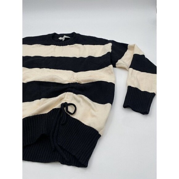 David & Dani Black And White Strip Sweater Size Small - Picture 4 of 12